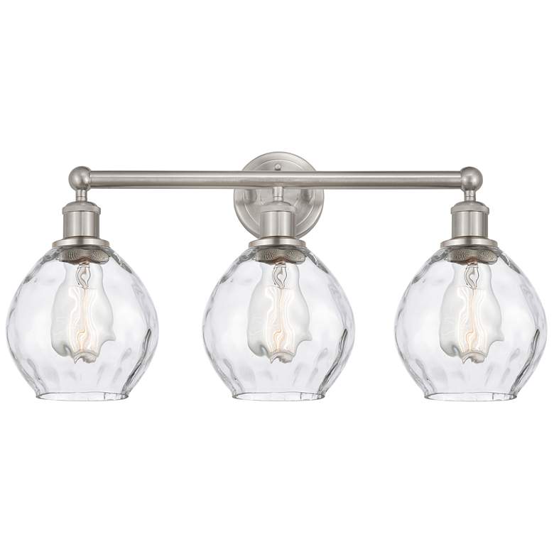 Image 1 Waverly 24" 3-Light Brushed Satin Nickel Bath Light