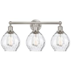 Waverly 24" 3-Light Brushed Satin Nickel Bath Light