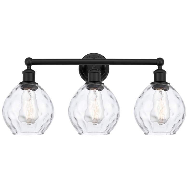 Image 1 Waverly 24" 3-Light Matte Black Bath Light