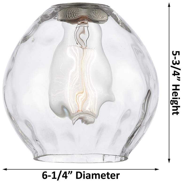 Image 5 Waverly 24" Wide 3 Light Brushed Brass Bath Vanity Light With Clear Sh more views