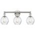 Waverly 24" Wide 3 Light Polished Nickel Bath Vanity Light With Clear 