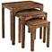 Waverly 24" Wide Light Natural Nesting Tables Set of 3