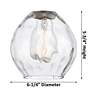 5_Waverly 24" Wide Polished Nickel 3-Light Bath Light w/ Clear more views