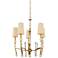 Waverly 28" Wide Multi-Finish Honey Gold 5-Light Chandelier