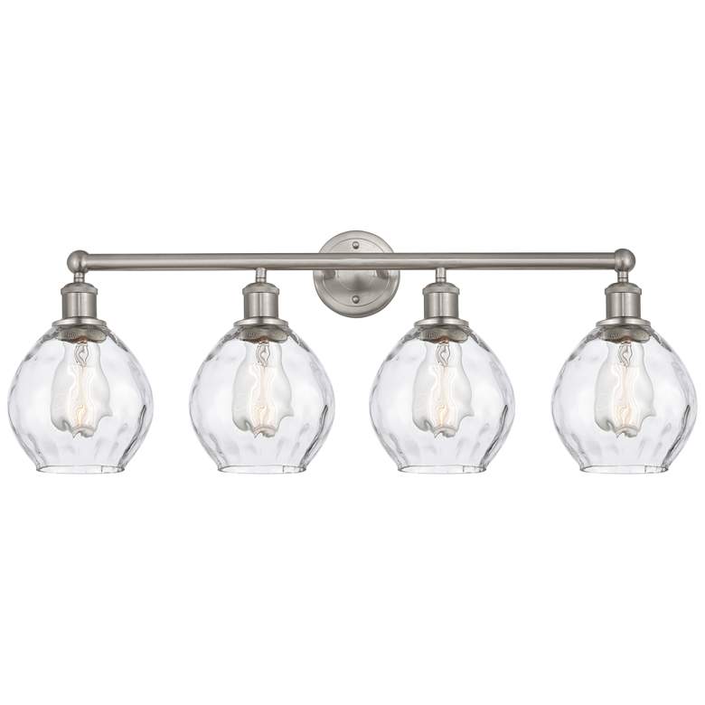 Image 1 Waverly 33" 4-Light Brushed Satin Nickel Bath Light