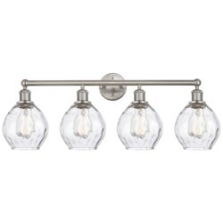 Waverly 33" 4-Light Brushed Satin Nickel Bath Light