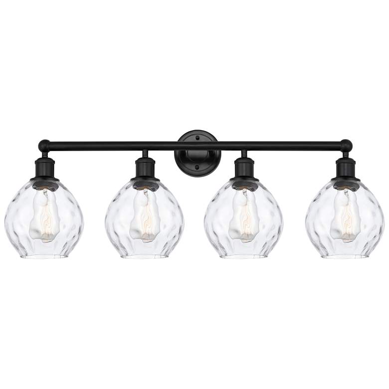 Image 1 Waverly 33" 4-Light Matte Black Bath Light
