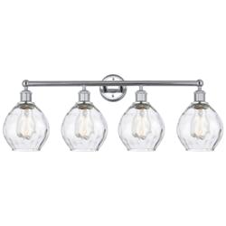 Waverly 33" 4-Light Polished Chrome Bath Light
