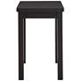 4_Waverly 46" Wide Antique Black Wood Rectangular Bar Table more views