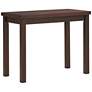 2_Waverly 46" Wide Espresso Wood Rectangular Bar Table