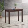 5_Waverly 46" Wide Espresso Wood Rectangular Bar Table more views