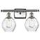 Waverly 6" 2 Light 16" LED Bath Light - Brushed Satin Nickel - Cl