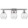 Waverly 6" 3 Light 26" LED Bath Light - Brushed Satin Nickel - Cl