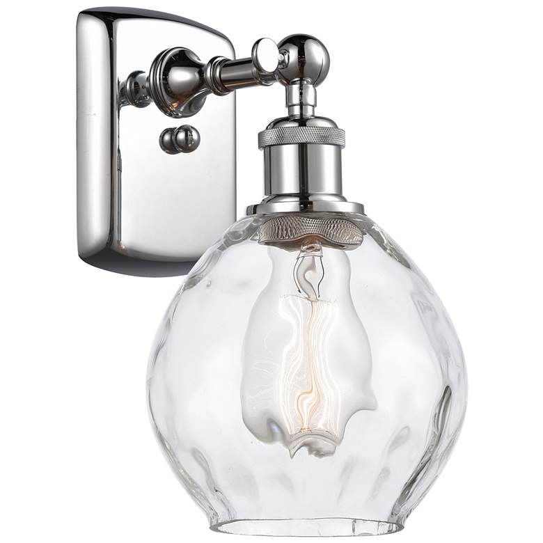 Image 1 Waverly 6" LED Sconce - Chrome Finish - Clear Shade