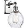 Waverly 6" LED Sconce - Chrome Finish - Clear Shade