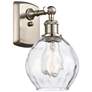 Waverly 6" LED Sconce - Nickel Finish - Clear Shade