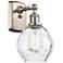 Waverly 6" LED Sconce - Nickel Finish - Clear Shade