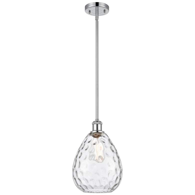 Image 1 Waverly 8" LED Mini Pendant - Polished Chrome - Clear Shade