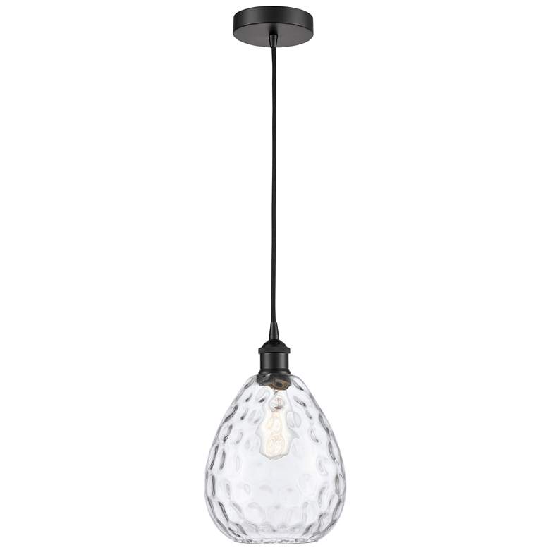 Image 1 Waverly 8" Matte Black Mini Pendant