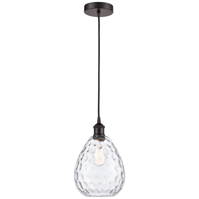 Image 1 Waverly 8" Oil Rubbed Bronze Mini Pendant
