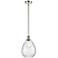 Waverly 8" LED Mini Pendant - Polished Nickel - Clear Shade