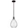 Waverly 8" Wide Oil Rubbed Bronze Mini Pendant w/ Clear Shade