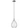 Waverly 8" Wide Polished Nickel Mini Pendant w/ Clear Shade