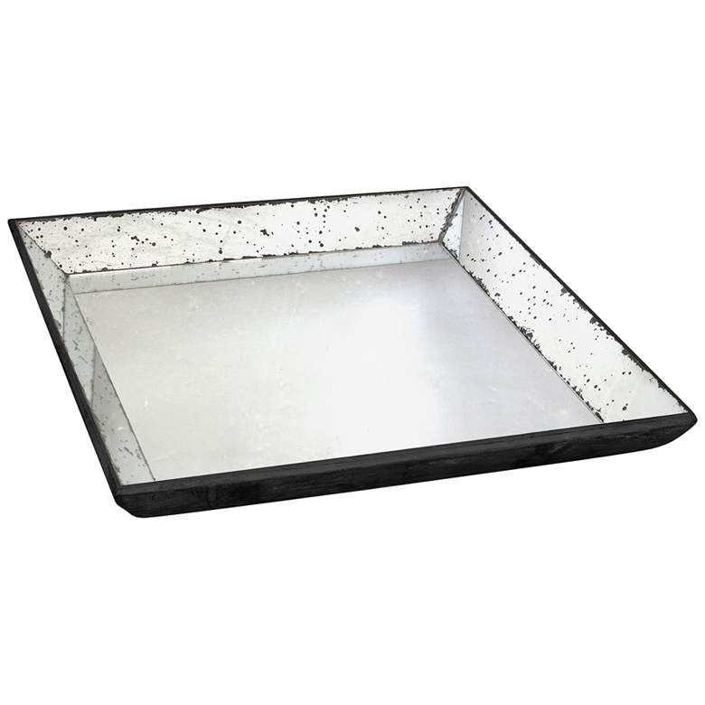 Image 1 Waverly Clear Mirrored Square Decorative Tray