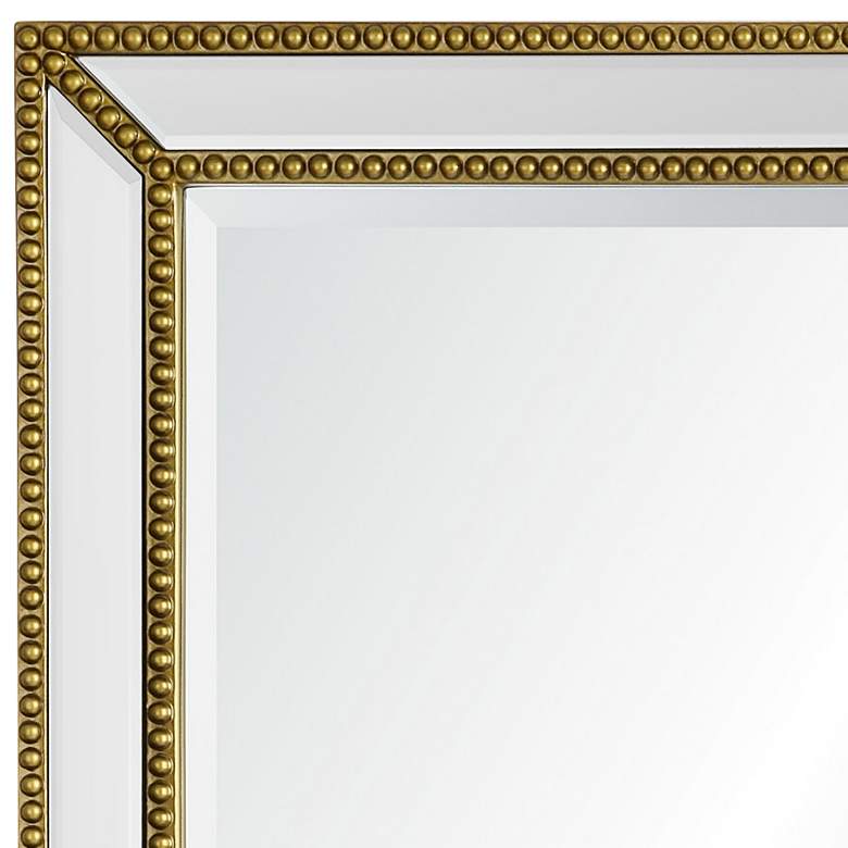 Image 2 Waverly Painted Gold 24" x 36" Rectangular Wall Mirror more views