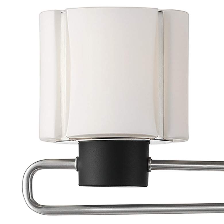 Image 3 Waverly Plaza 31 3/4 inch Wide Brushed Nickel 4-Light Bath Light more views