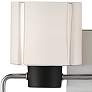Waverly Plaza 7 1/2" High Brushed Nickel 2-Light Wall Sconce