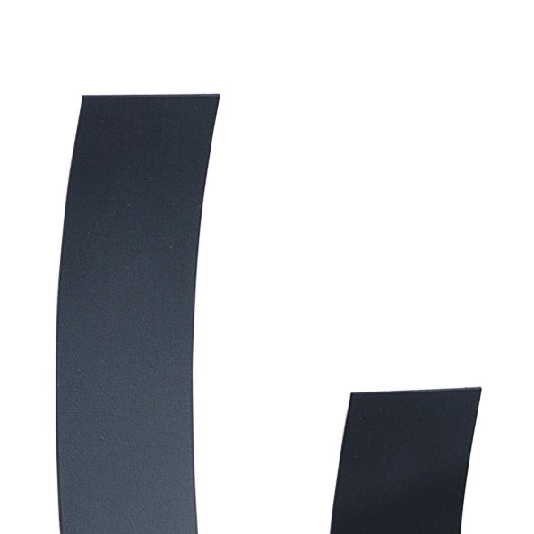 Image 4 Waves Black Wall Sconce Votive Candle Holders Set of 2 more views