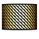 Waves Gold Metallic Giclee Lamp Shade 13.5x13.5x10 (Spider)