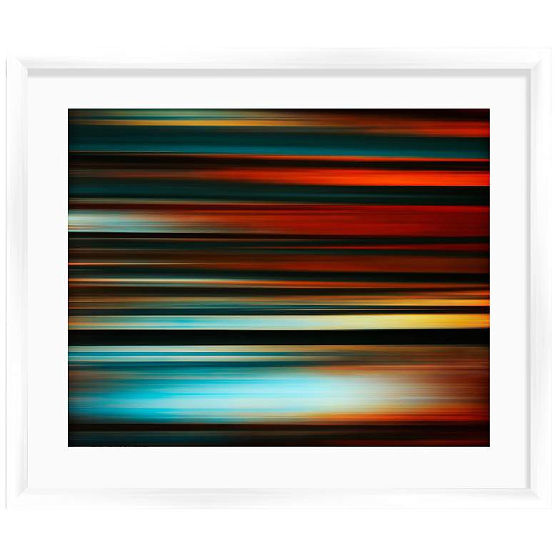 Image 1 Waves I 25 1/4 inch Wide Framed Giclee Wall Art