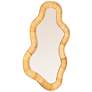 1_Wavy Rattan Wall Mirror