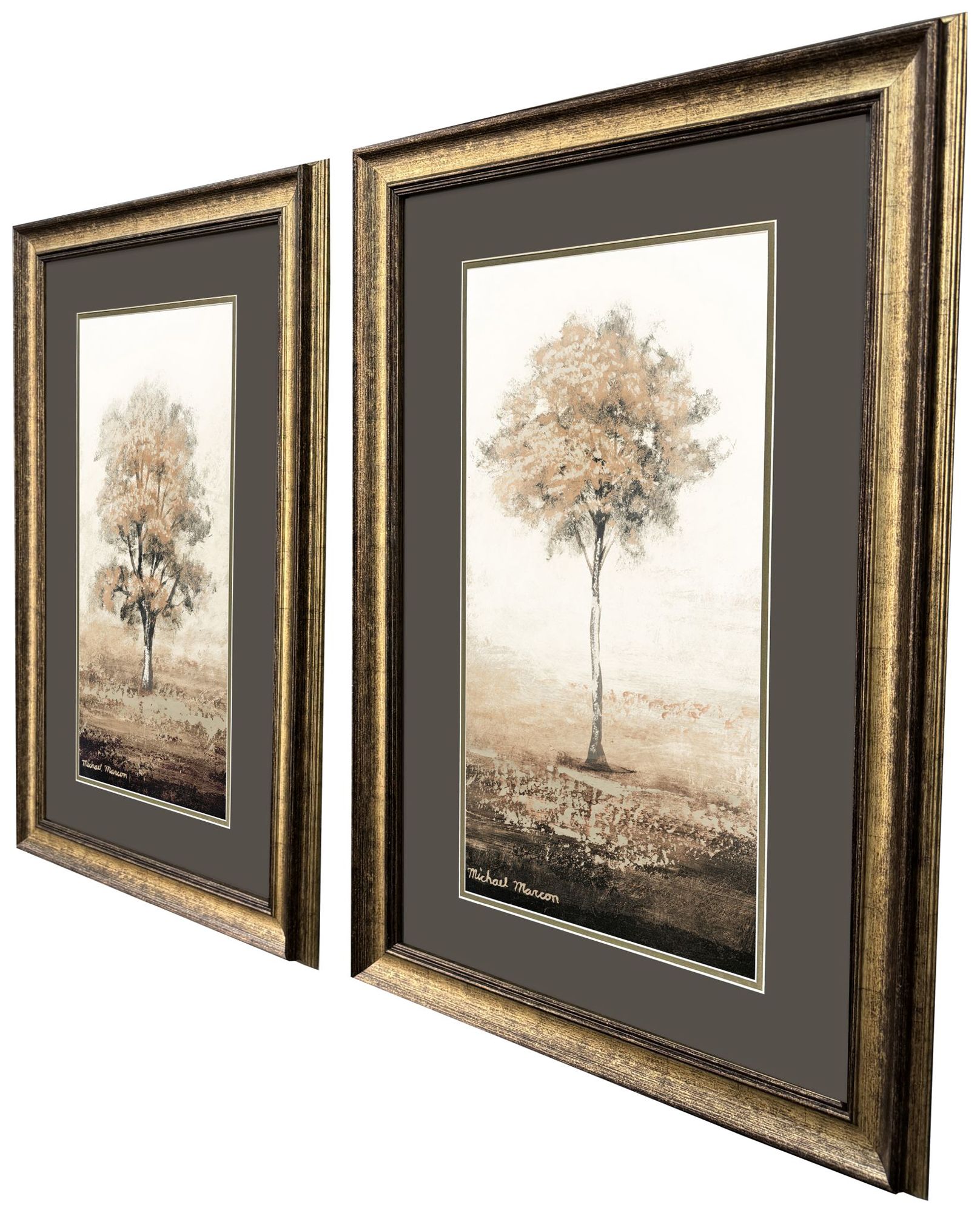 Image 2 Way of Nature 22"W x 34"H Framed Art Set of 2 more views