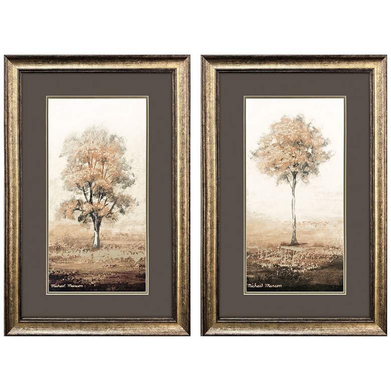Image 1 Way of Nature 22"W x 34"H Framed Art Set of 2