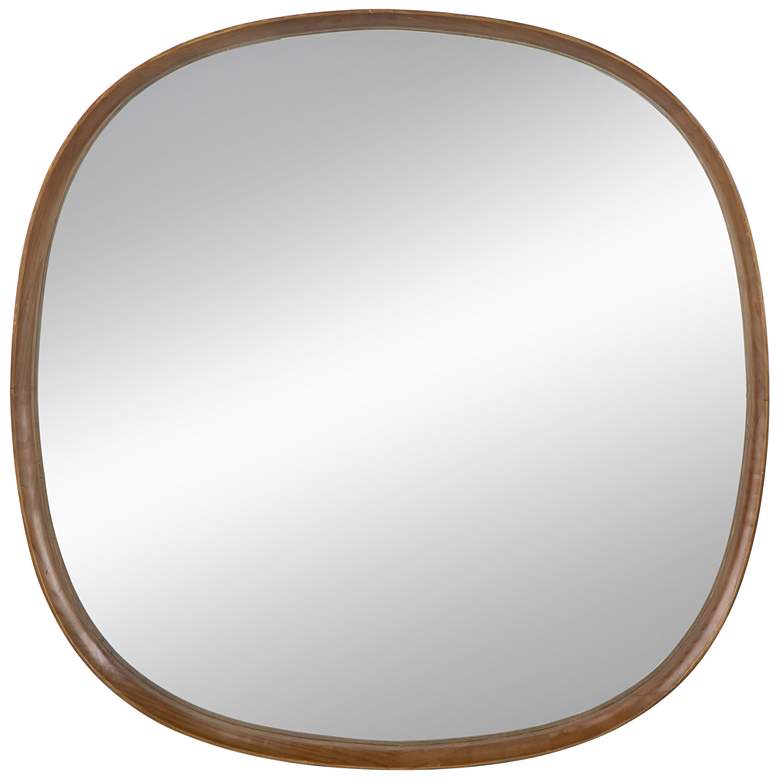 Image 1 Wayne 43 Brown Wood Mirror