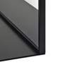 Wearstley Black Iron 35" x 35" Arch Shelf Wall Mirror