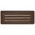 Weathered Brown 8 1/4" Wide 3-Louver LED Step/Brick Light