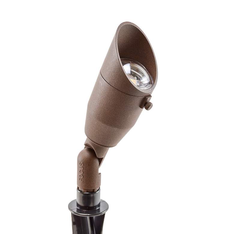 Image 1 Weathered Brown 8 3/4" High LED Landscape Spot Light