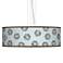 Weathered Medallion Giclee 24" Wide Pendant Chandelier