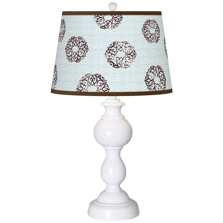 Image 1 Weathered Medallion Giclee Sutton Table Lamp