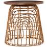 2_Weaverdon 17 3/4" Wide Natural Round Accent Table