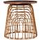 Weaverdon 17 3/4" Wide Natural Round Accent Table