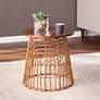 1_Weaverdon 17 3/4" Wide Natural Round Accent Table