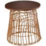 4_Weaverdon 17 3/4" Wide Natural Round Accent Table more views