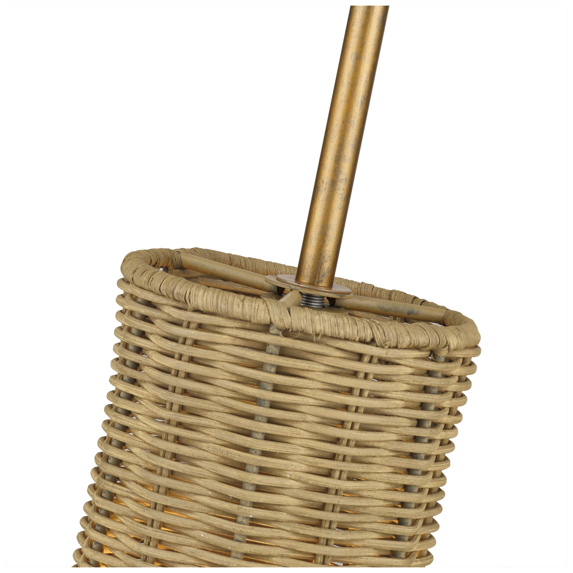 Image 7 Weavington 1 Light Antique Gold Leaf Mini Pendant more views