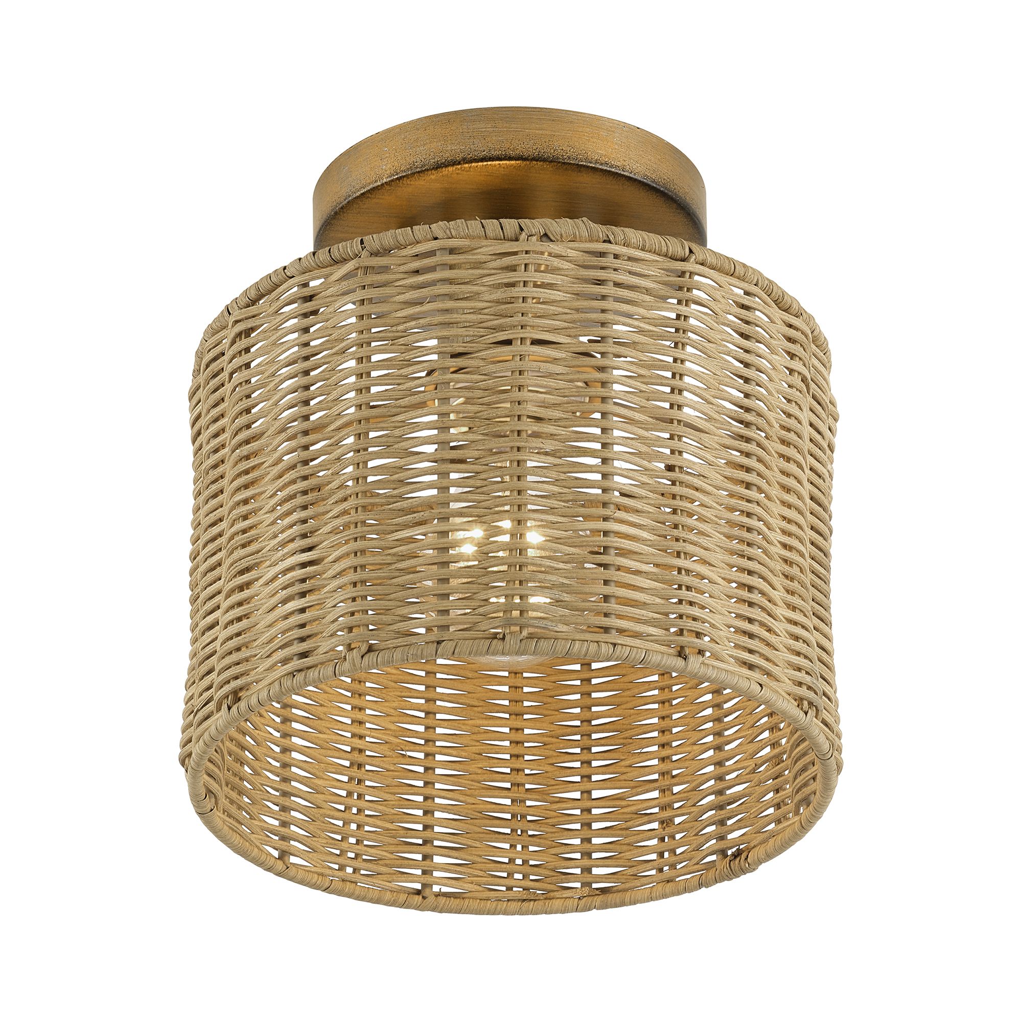 Image 5 Weavington 1 Light Antique Gold Leaf Sma more views