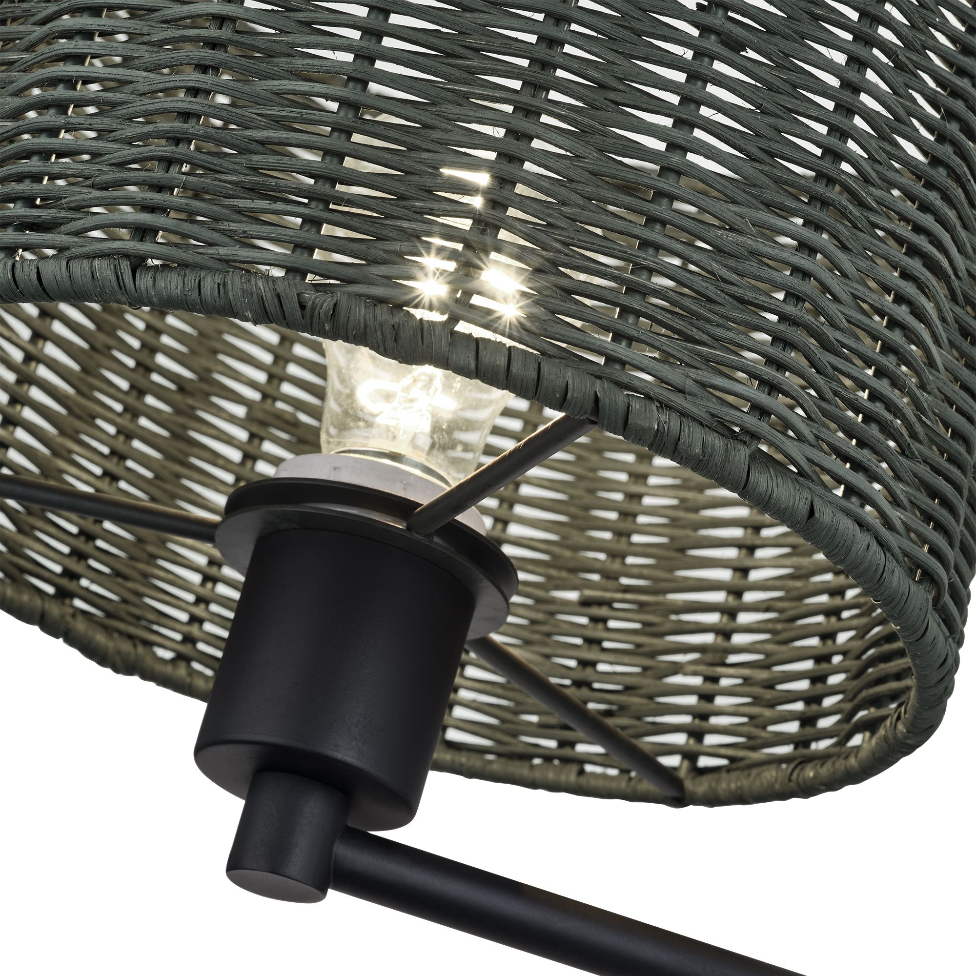 Image 6 Weavington 1 Light Black Swing Arm Wall Lamp more views